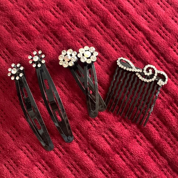 Accessories - Fashion CZ stone clips
